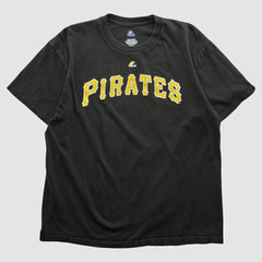 Pittsburgh Pirates Majestic 2000s T-shirt - Black - Vintage - Fanatics Online