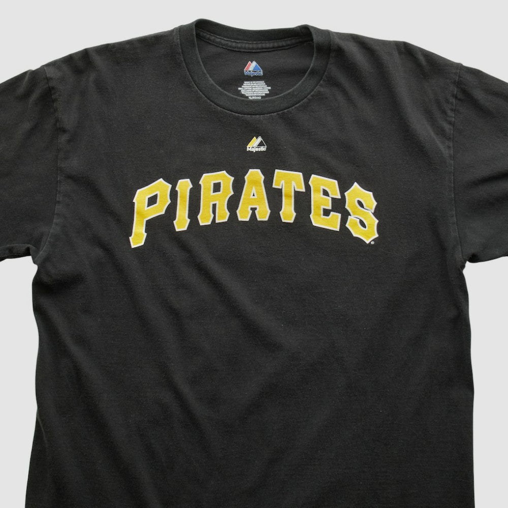 Pittsburgh Pirates Majestic 2000s T-shirt - Black - Vintage - Fanatics Online