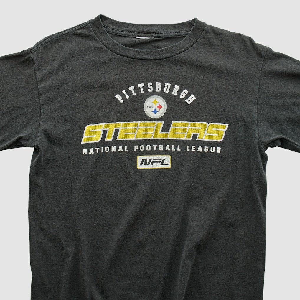 Fanatics Pittsburgh Steelers 2000s Long Sleeve T-shirt Black Vintage