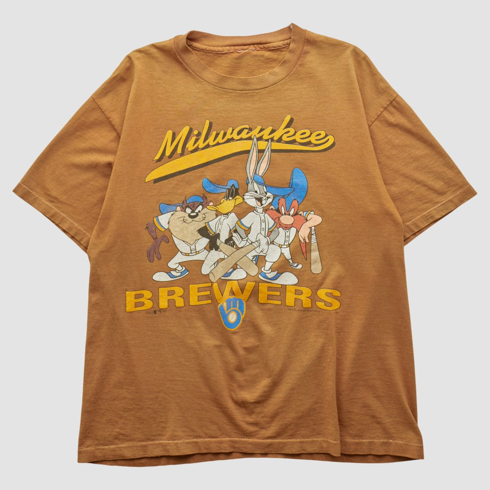 Milwaukee Brewers 1993 T-shirt - Brown - Vintage - Fanatics Lifestyle