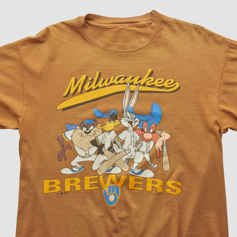 Milwaukee Brewers 1993 T-shirt - Brown - Vintage - Fanatics Lifestyle