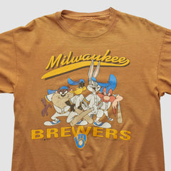 Milwaukee Brewers 1993 T-shirt - Brown - Vintage - Fanatics Lifestyle