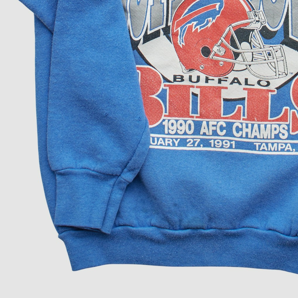 Fanatics Buffalo Bills 1990 Pullover Sweatshirt Blue Vintage