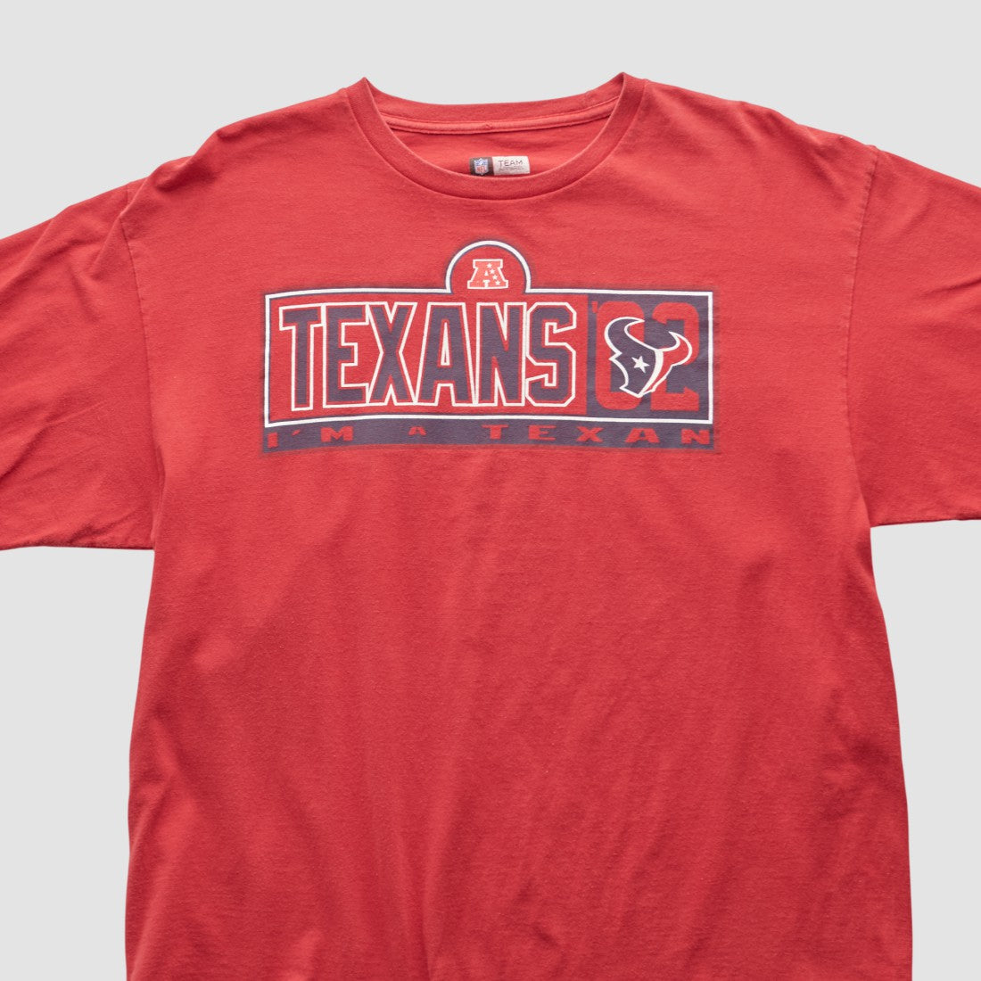 Fanatics Houston Texans NFL 2000s Long Sleeve T-shirt Red Vintage