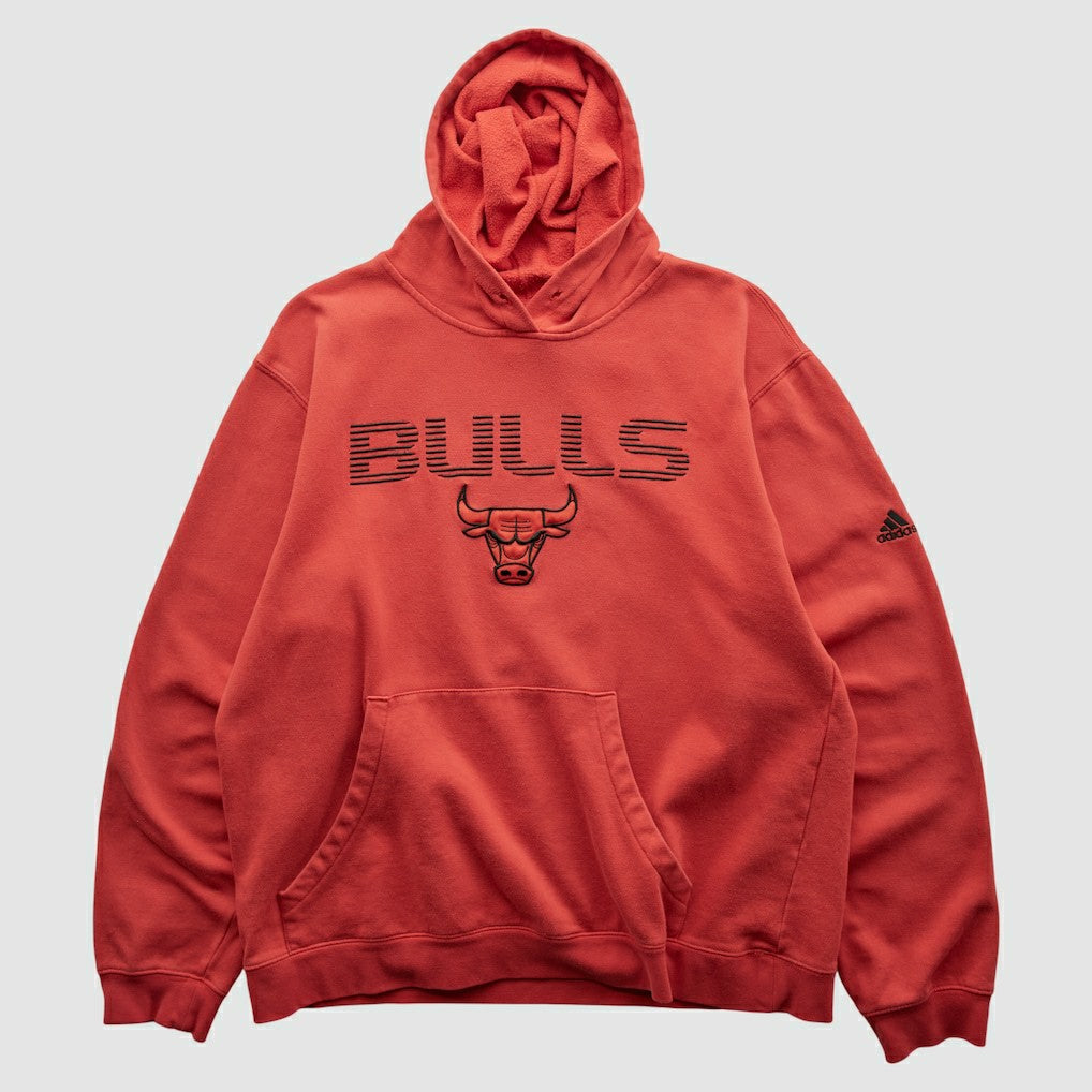 Chicago Bulls 2010s Hooded Pullover Sweatshirt Red Vintage | Adidas for sale