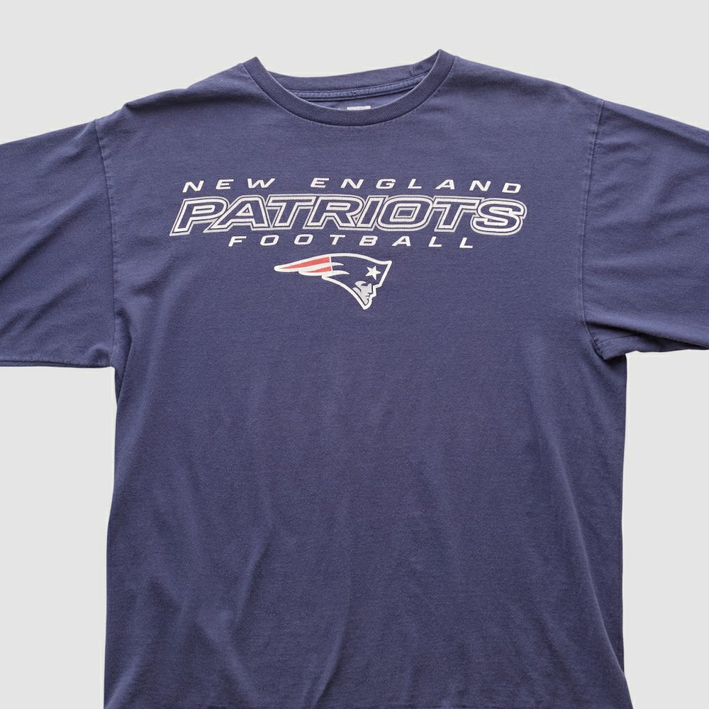 Fanatics New England Patriots NFL 2000s Long Sleeve T-shirt Navy Vintage
