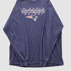 Fanatics New England Patriots NFL 2000s Long Sleeve T-shirt Navy Vintage