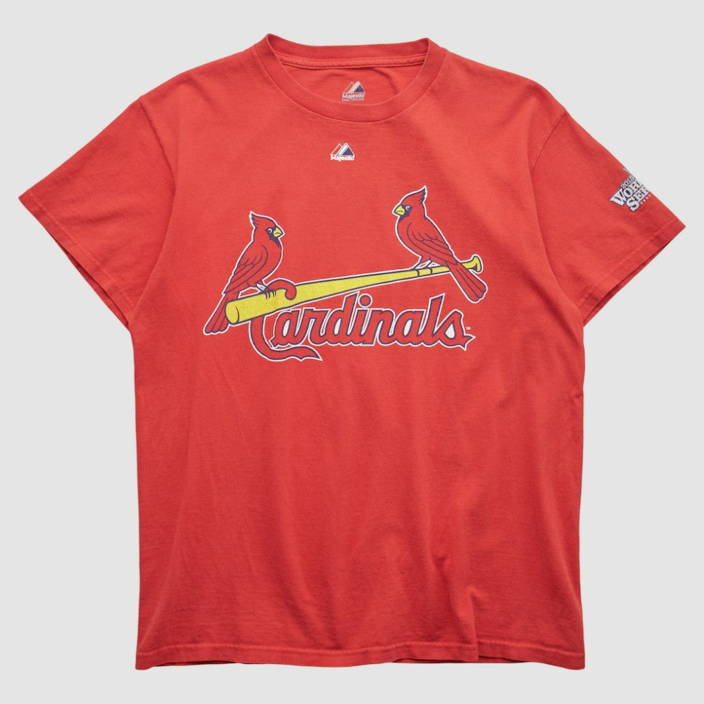 St. Louis Cardinals Majestic 2013 T-shirt - Red - Vintage - Fanatics Online