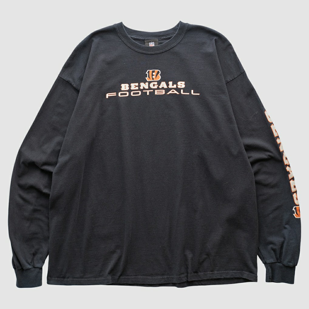 Fanatics Cincinnati Bengals NFL 2010s Long Sleeve T-shirt Black Vintage