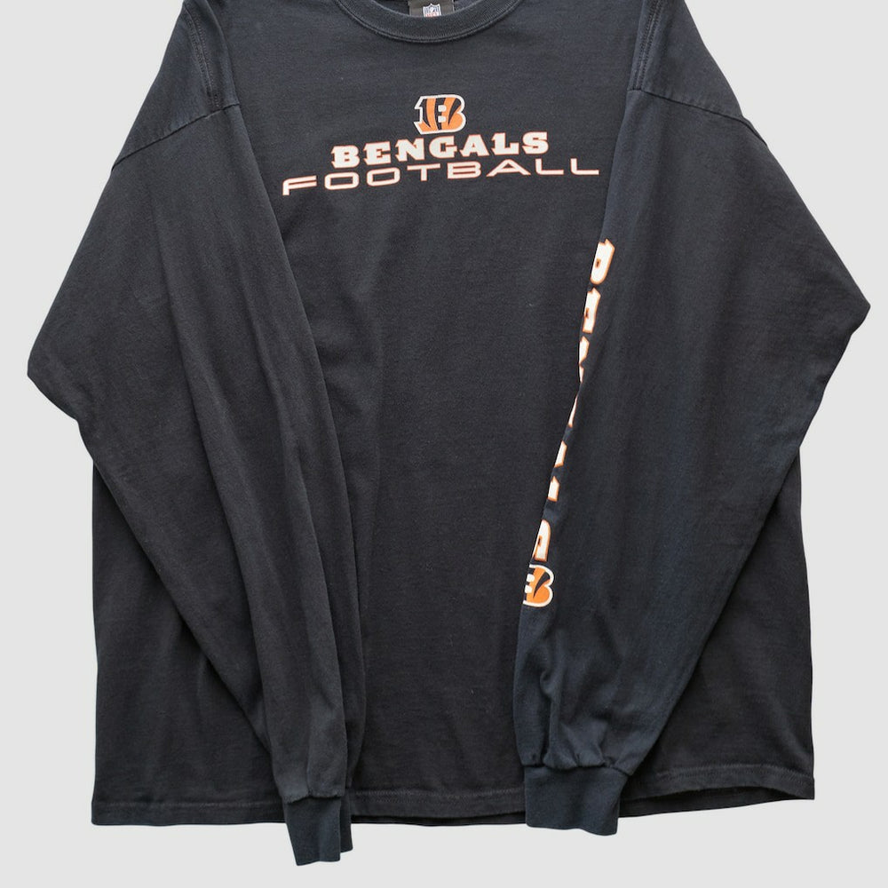 Fanatics Cincinnati Bengals NFL 2010s Long Sleeve T-shirt Black Vintage