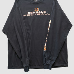 Fanatics Cincinnati Bengals NFL 2010s Long Sleeve T-shirt Black Vintage