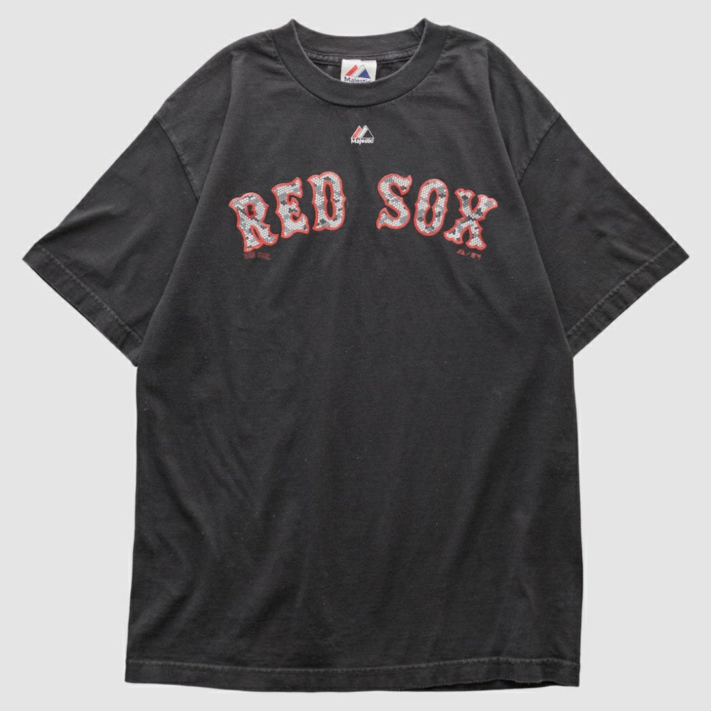 Boston Red Sox Majestic 2010s T-shirt - Black - Vintage - Fanatics on Sale