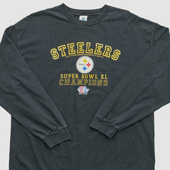 Fanatics Pittsburgh Steelers Alstyle 2006 Long Sleeve T-shirt Black Vintage
