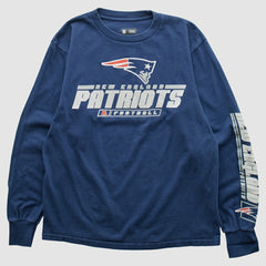 Fanatics New England Patriots NFL 2010s Long Sleeve T-shirt Navy Vintage
