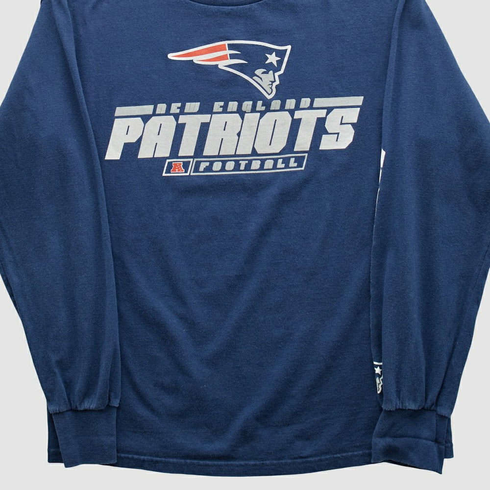 Fanatics New England Patriots NFL 2010s Long Sleeve T-shirt Navy Vintage