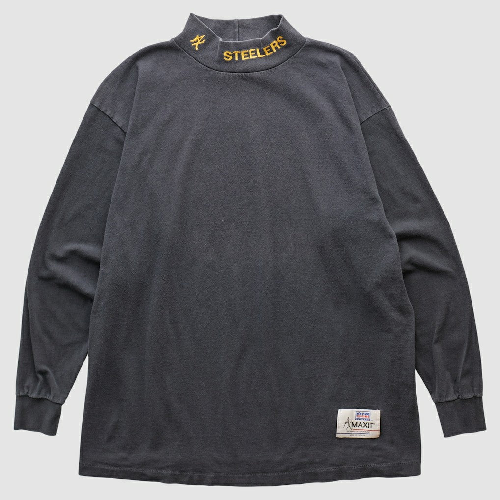 Fanatics Pittsburgh Steelers 90s Long Sleeve T-shirt Charcoal Vintage