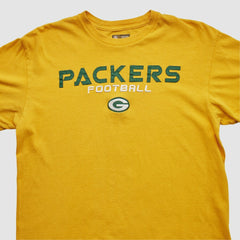 Fanatics Green Bay Packers NFL 2000s T-shirt Yellow Vintage