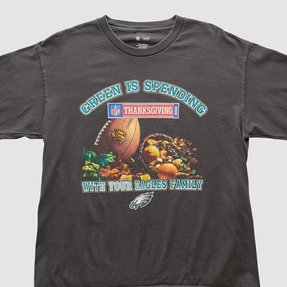 Fanatics Philadelphia Eagles NFL 2008 Long Sleeve T-shirt Charcoal Vintage