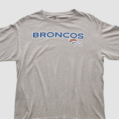 Fanatics Denver Broncos NFL 2000s Long Sleeve T-shirt Heather Gray Vintage