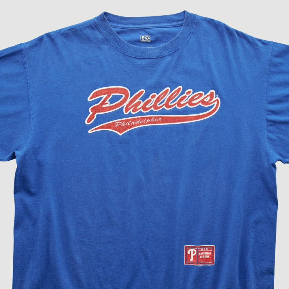 Philadelphia Phillies Lee Sport 2000s T-shirt - Blue - 2XVintage - Fanatics Online