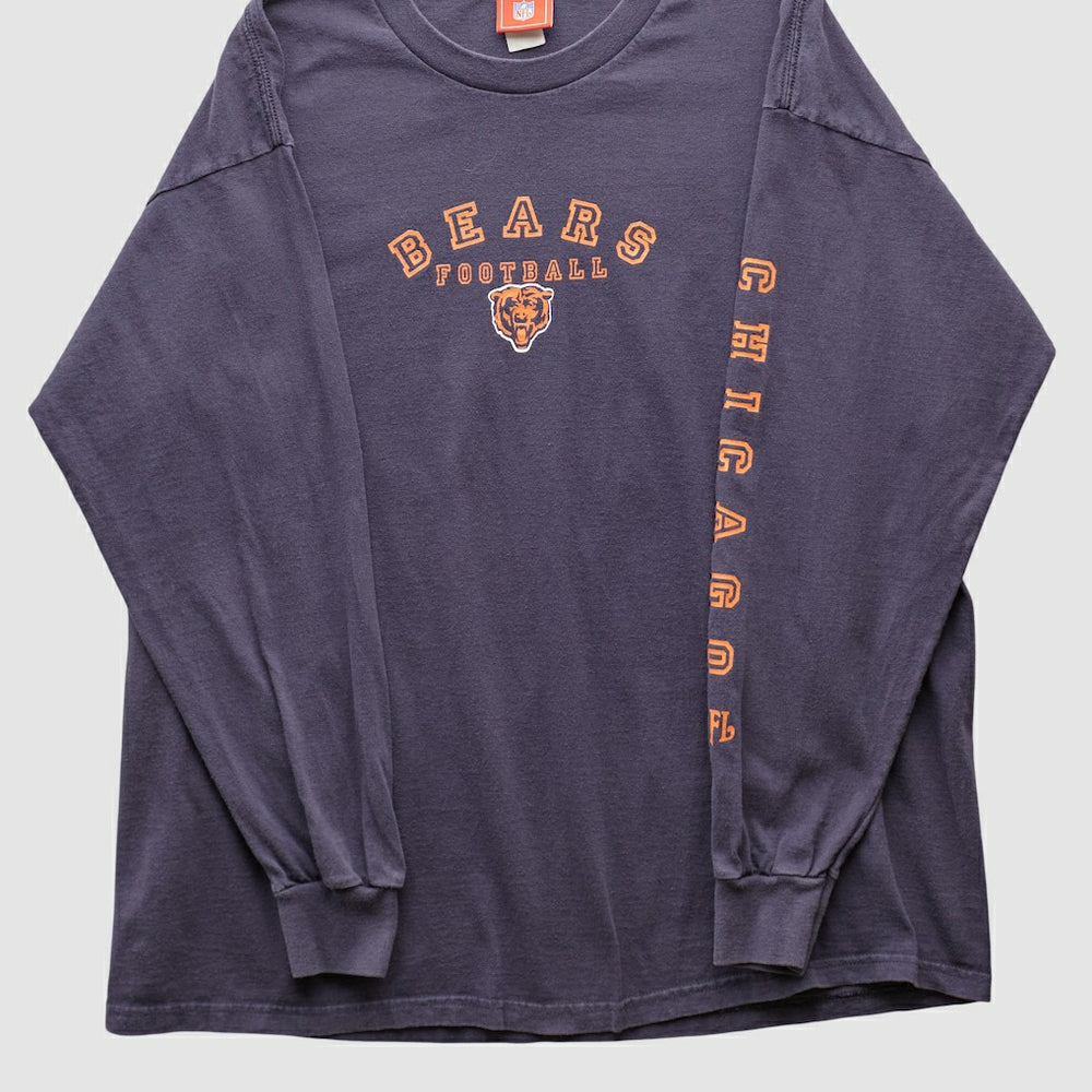 Fanatics Chicago Bears NFL 2000s Long Sleeve T-shirt Navy Vintage