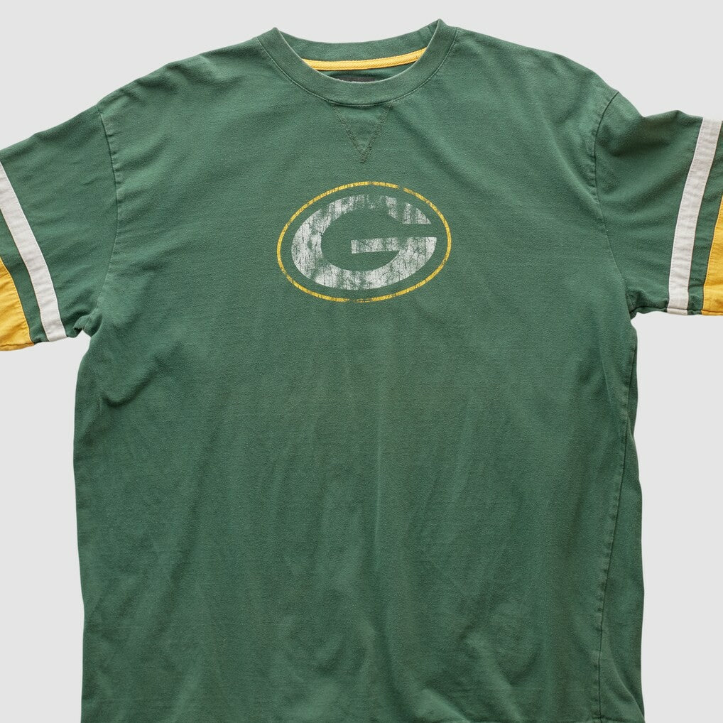 Fanatics Green Bay Packers NFL 2010s Long Sleeve T-shirt Green Vintage