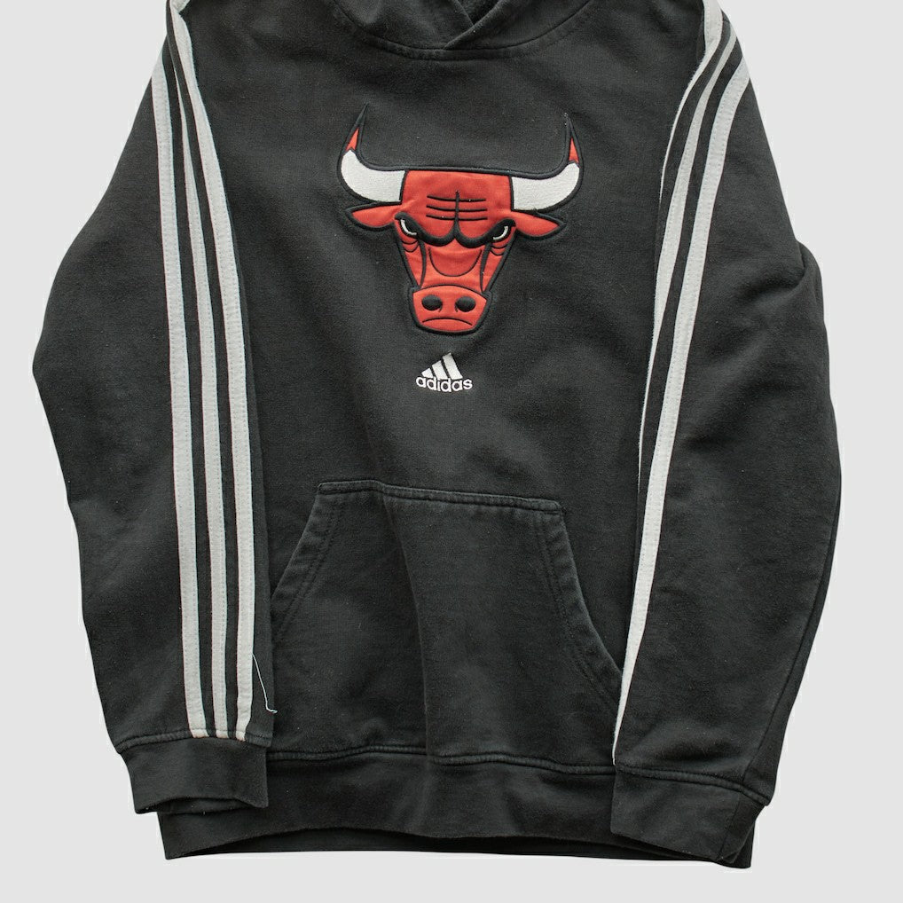 Chicago Bulls 2010s Hooded Sweatshirt Black Vintage | Adidas outlet