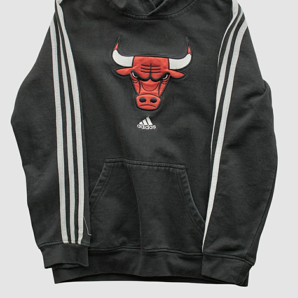 Chicago Bulls 2010s Hooded Sweatshirt Black Vintage | Adidas outlet