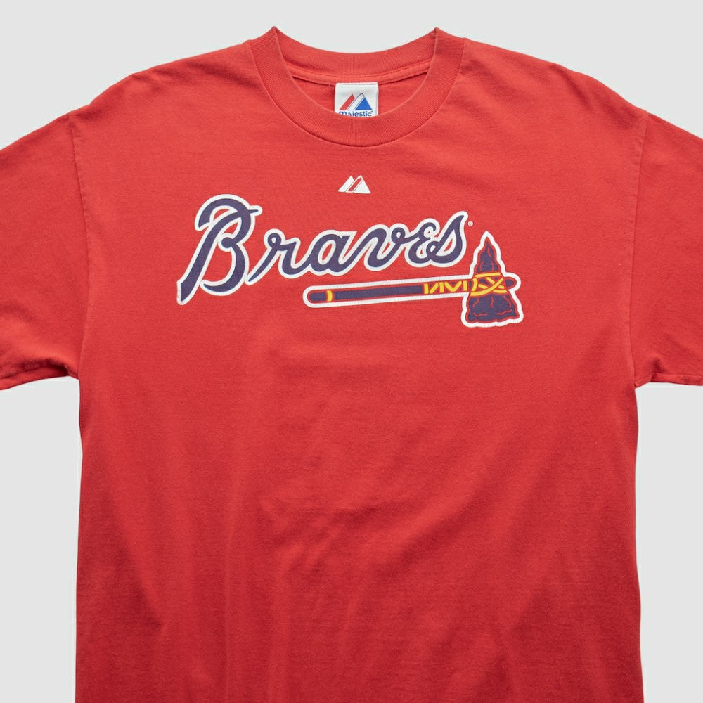 Atlanta Braves Majestic 2010 T-shirt - Red - Vintage - Fanatics Sale