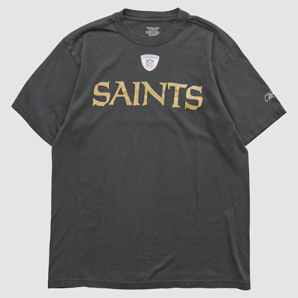Fanatics New Orleans Saints Reebok 2000s T-shirt Charcoal Vintage