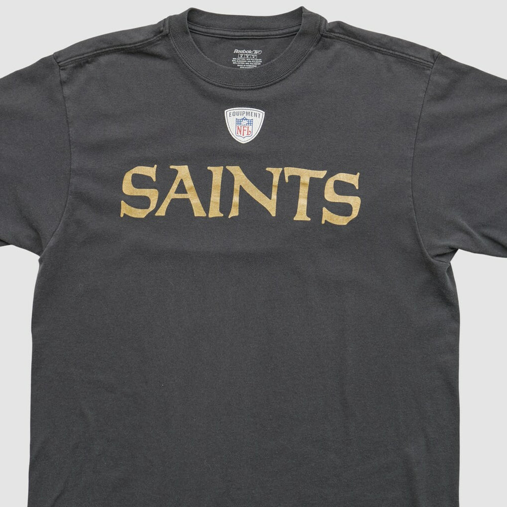 Fanatics New Orleans Saints Reebok 2000s T-shirt Charcoal Vintage