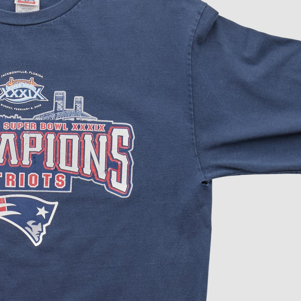 Fanatics New England Patriots Alstyle 2005 Long Sleeve T-shirt Navy Vintage