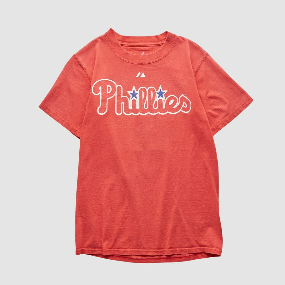 Philadelphia Phillies Majestic 2009 T-shirt - Red - Vintage - Fanatics on Sale