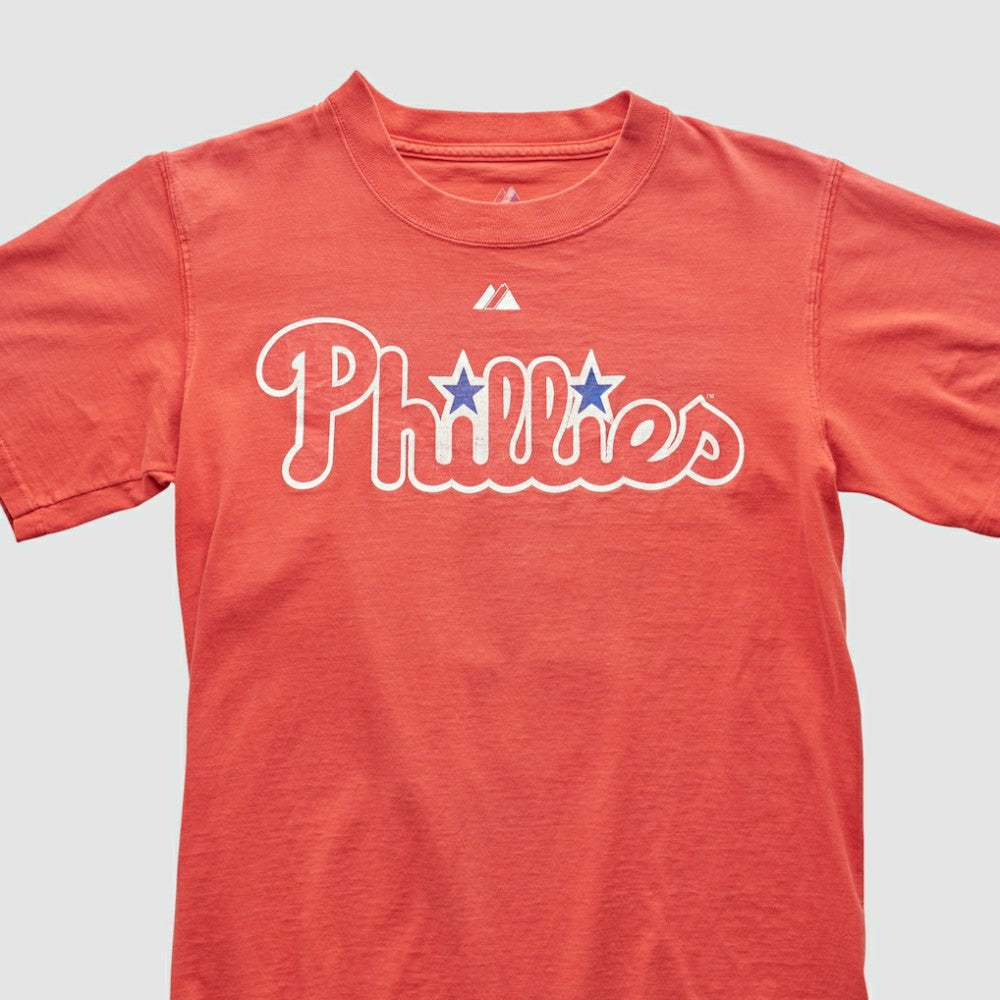 Philadelphia Phillies Majestic 2009 T-shirt - Red - Vintage - Fanatics on Sale