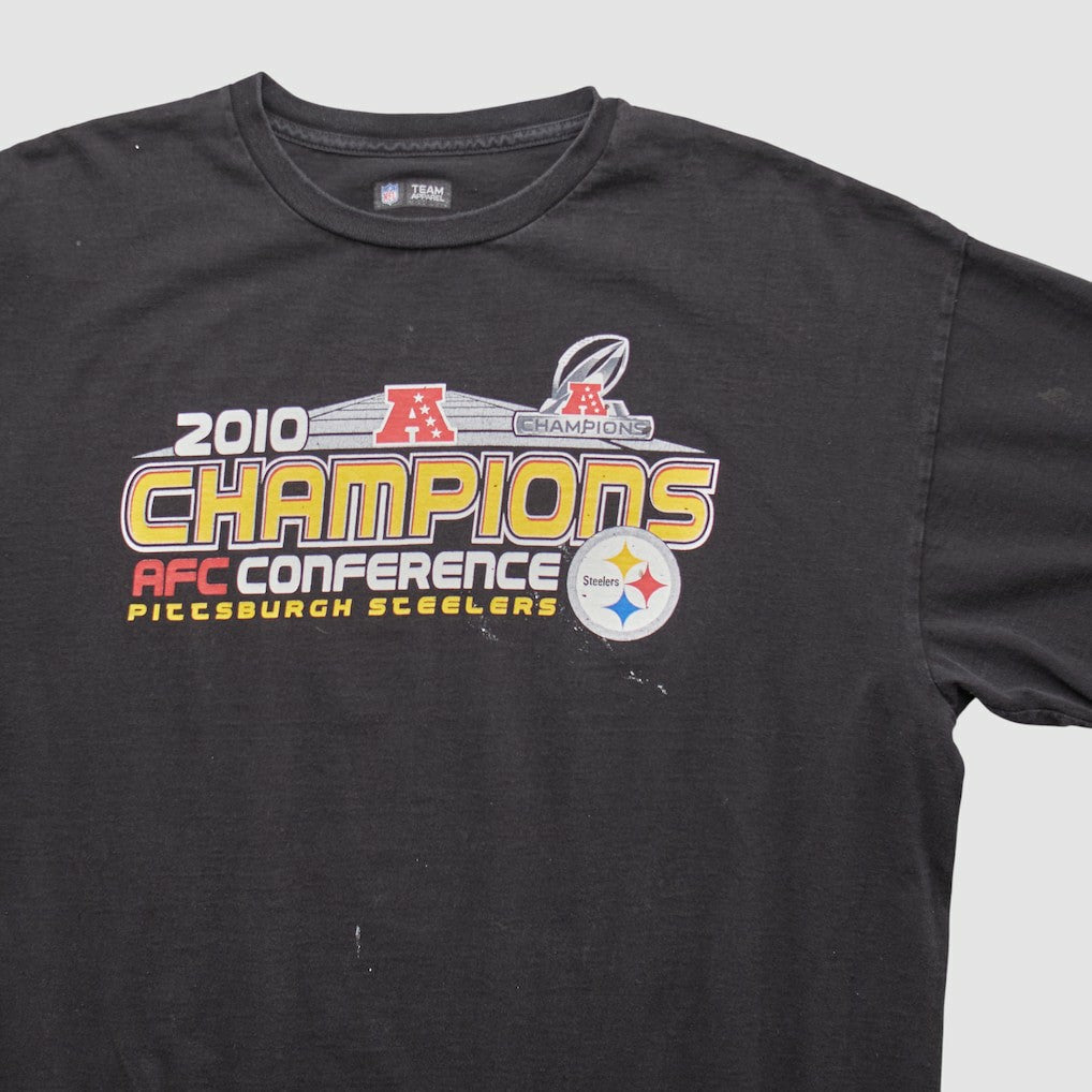Fanatics Pittsburgh Steelers NFL 2010 T-shirt Black Vintage