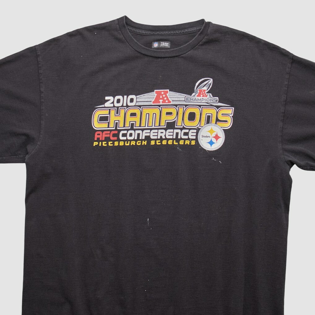 Fanatics Pittsburgh Steelers NFL 2010 T-shirt Black Vintage