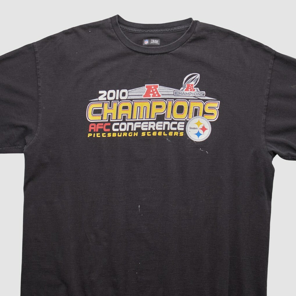 Fanatics Pittsburgh Steelers NFL 2010 T-shirt Black Vintage