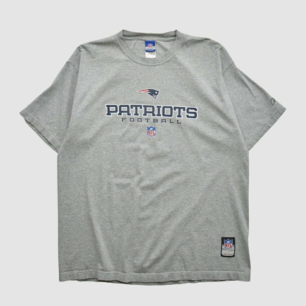 Fanatics New England Patriots Reebok 2000s T-shirt Heather Gray Vintage