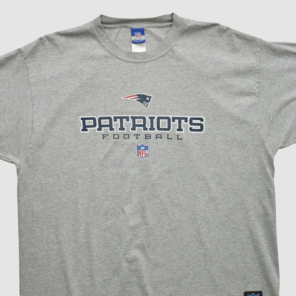 Fanatics New England Patriots Reebok 2000s T-shirt Heather Gray Vintage