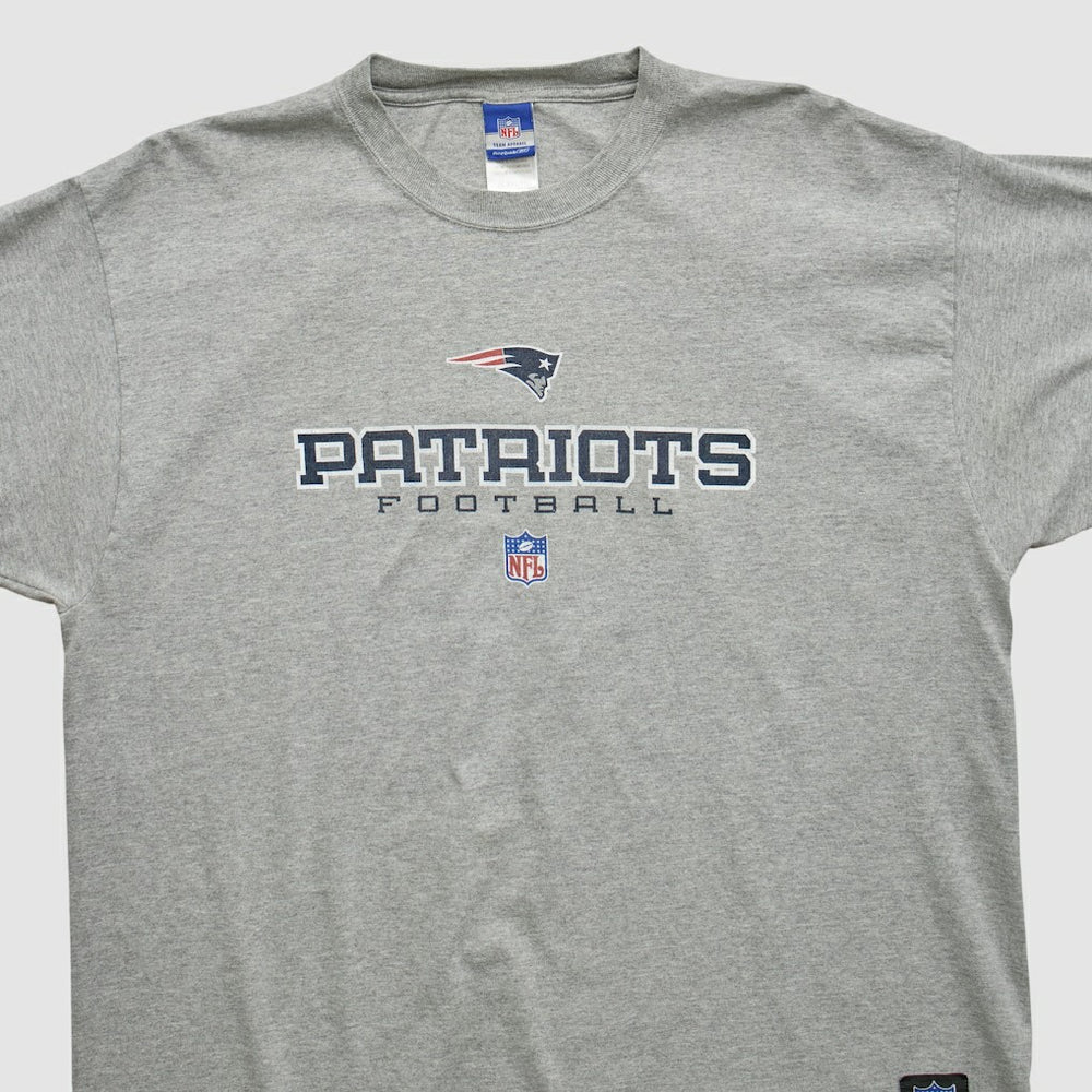 Fanatics New England Patriots Reebok 2000s T-shirt Heather Gray Vintage