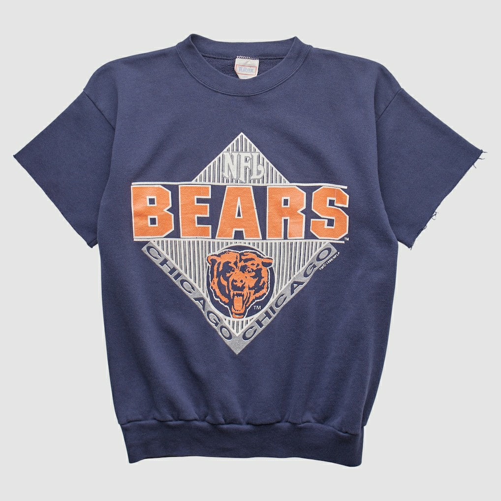 Fanatics Chicago Bears Tultex 90s Pullover Sweatshirt Navy Vintage