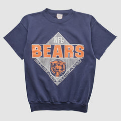 Fanatics Chicago Bears Tultex 90s Pullover Sweatshirt Navy Vintage