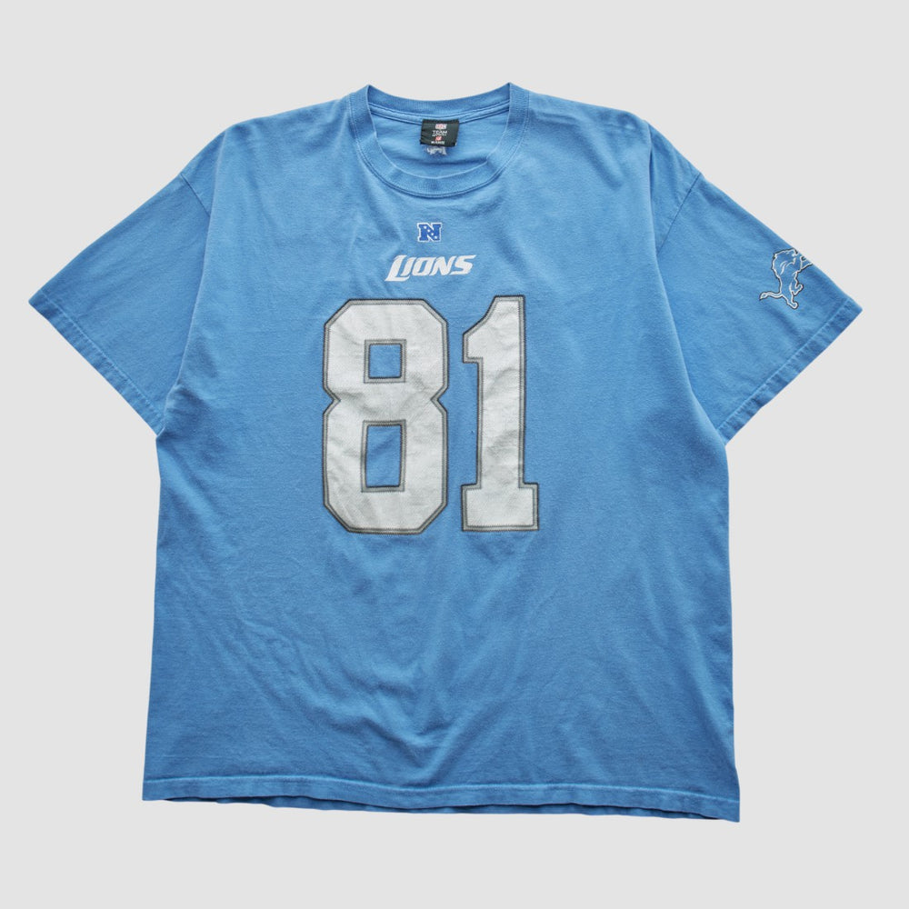 Fanatics Detroit Lions NFL 2010s T-shirt Light Blue Vintage