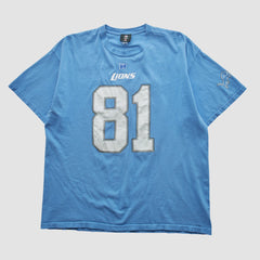 Fanatics Detroit Lions NFL 2010s T-shirt Light Blue Vintage