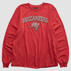 Fanatics Tampa Bay Buccaneers Reebok 2000s Long Sleeve T-shirt Red Vintage
