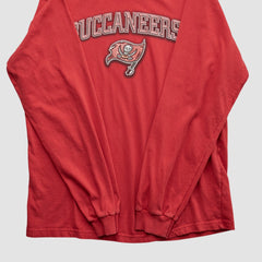Fanatics Tampa Bay Buccaneers Reebok 2000s Long Sleeve T-shirt Red Vintage