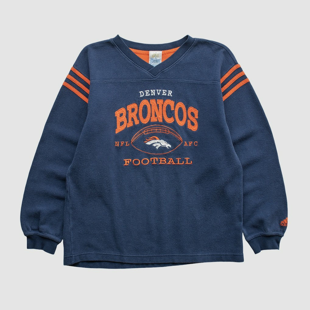 Fanatics Denver Broncos 2000s Pullover Sweatshirt Navy Vintage