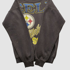 Fanatics Pittsburgh Steelers Tultex 1994 Pullover Sweatshirt Charcoal Vintage