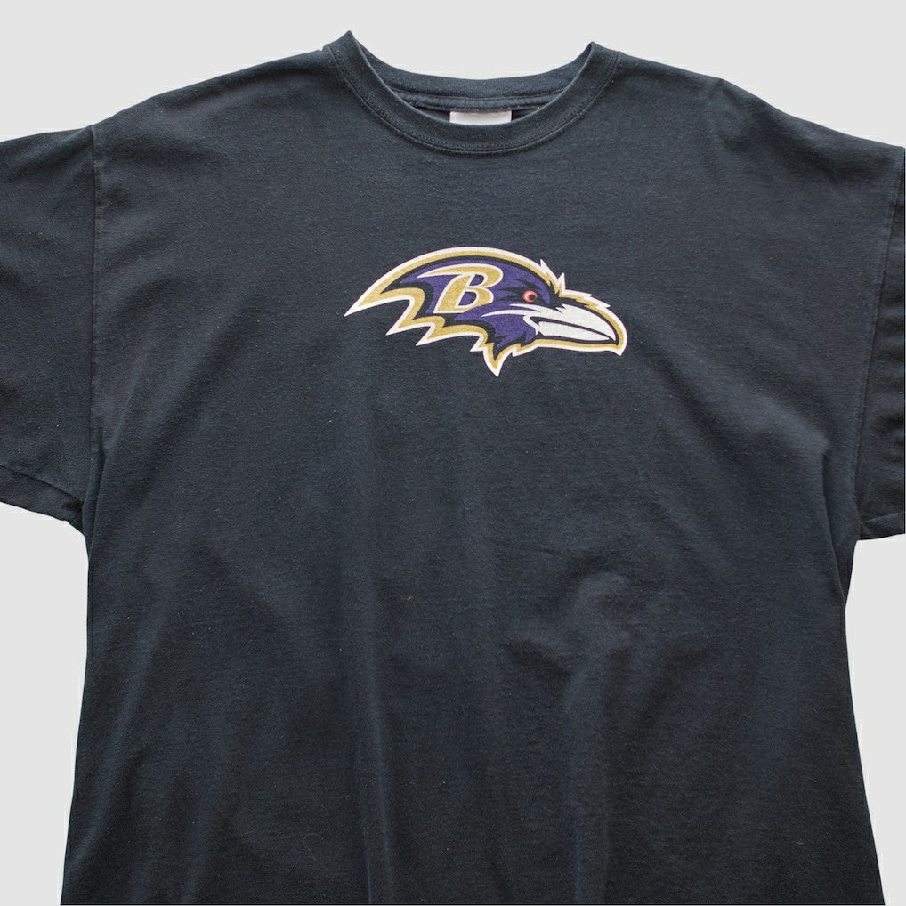 Fanatics Baltimore Ravens Reebok 2000s T-shirt Black Vintage