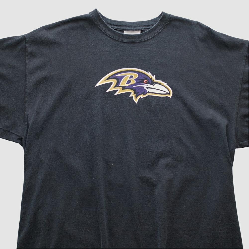 Fanatics Baltimore Ravens Reebok 2000s T-shirt Black Vintage